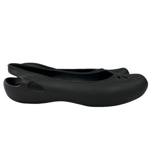 CROCS Taylor Slingback Flats Black Slip On Shoes Size‎ 8